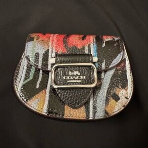 Coach Artistic Black and Multicolor Mini Bag